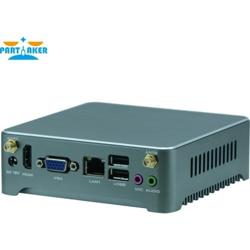 Partaker N2 Intel Mini PC Fanless With Dual Lan Dual HDMI Inter Core i5 4200u