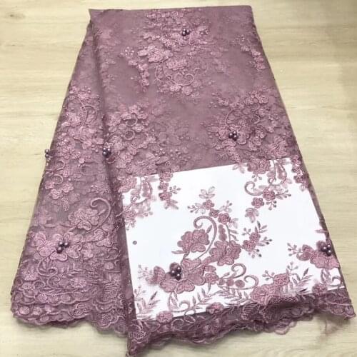 Latest French Lace Fabric 2021 High Quality Lace African Lace Fabric Wedding Nigerian Tulle Lace Material J34991