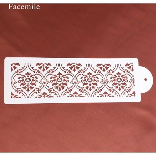 New Arrival DIY Flower Cake Stencil Cupcake Decorating Template Mold Baking Accessories 54036