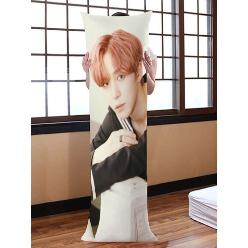 ATEEZ Dakimakura Hugging Body Pillow Case DIY Custom Throw Cushion Pillow Cover 7 Sizes 50X150cm Two Sides