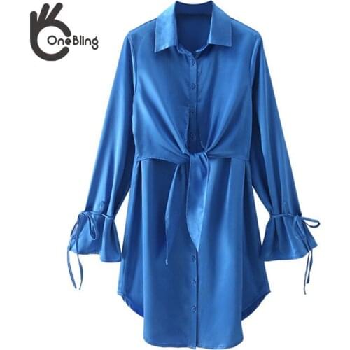 Модные платья-рубашки ONEBLING China At AliExpress