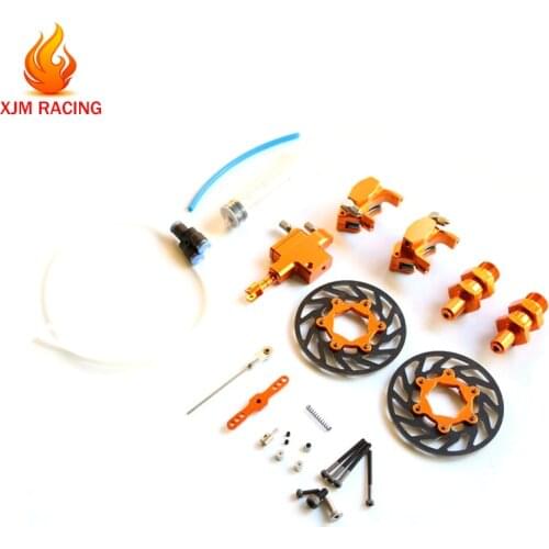 Front Hydraulic Brake System for 1/5 Hpi Rofun Rovan King Motor Mcd Gtb Racing Baja 5b Truck Rc Car Toy Parts