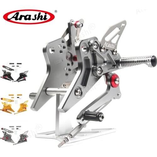 Arashi For KAWASAKI Z800 2013 - 2016 Rearset CNC Adjustable Footrest Foot Pegs Rear Foot Rest Z 800 ZR800 ABS 2014 2015 2016