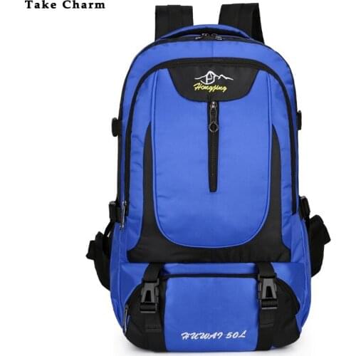 Teenagers Travel Backpack Men Nylon Waterproof Large Capacity Backbag Outdoor Camping Mountaineer Rucksack Male Hiking Back Pack