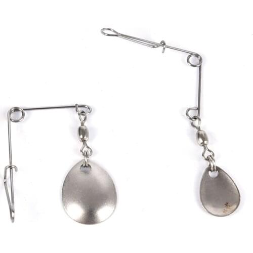 10Pcs/lot Spinner Fishing Lure Bait Spoon Swisher Buzzbait Bass Minnow Crank Popper Vib Spinnerbait Lures Tackle Barb Pesca