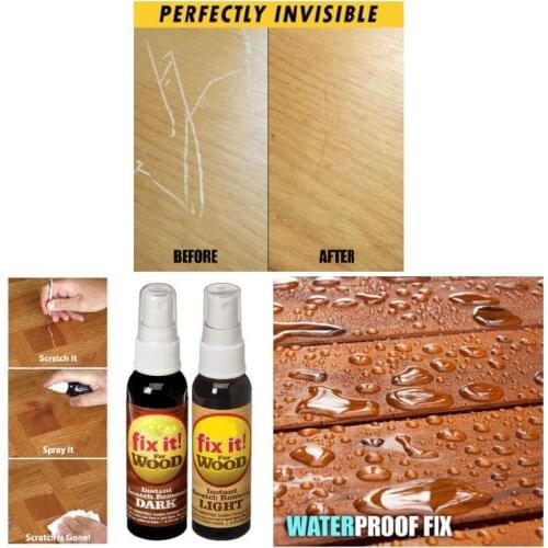 New 2 Pcs Instant Fix Wood Scratch Remover Repair Paint For Wooden Table Bed Floor Barniz Madera Ламинат Floor Cleaner