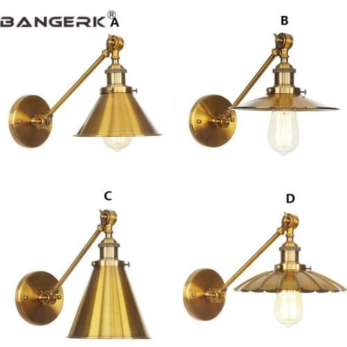 Industrial Vintage Wall Light LED E27 Edison Sconce Wall Lamp Loft Decor Bedroom Balcony Bar Home Lighting Fixtures Luminaire