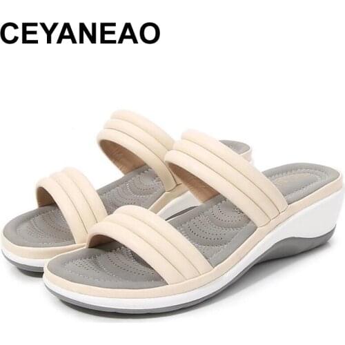 CEYANEAO Fashion Ladies Shoes Shoes Woman Sandals European Female Slippers Slippers For Women Female Shoes