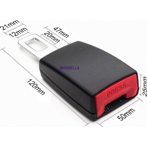1Pc Car Safety Belt Extender Seat Belt Cover Seat Belt Padding Extension Buckle Plug Buckle Seatbelt Clip Car Accessories
