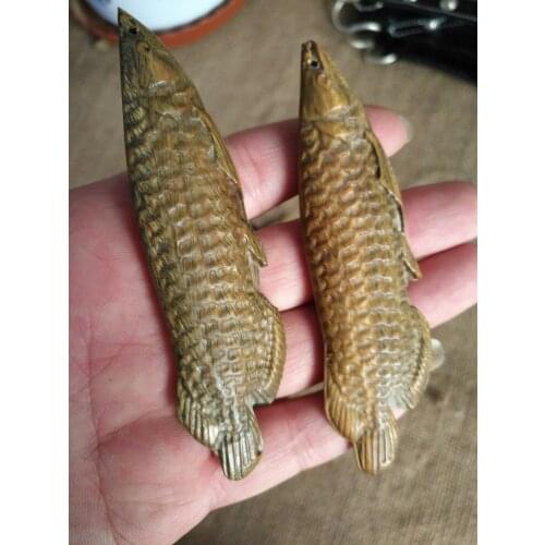 2pcs/lot) special wooden Pendant self-defense weapon personal protective crafts mahogany beans ebony wooden fish designs etc