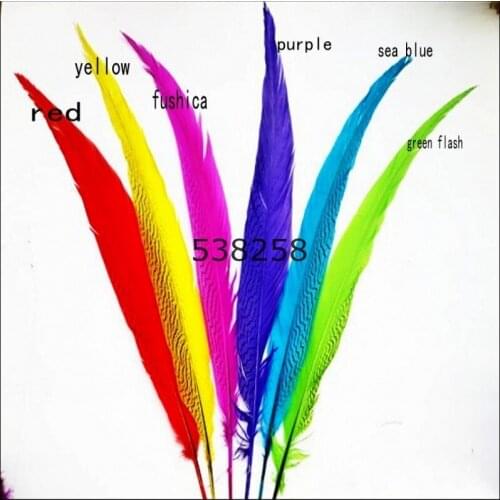 45-50cm silver pheasant feathers for craft dancer decoration plumages