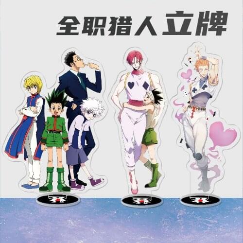 Anime Hunter X Hunter Acrylic Stand Figure GON FREECSS Killua Kurapika Desktop Standing Plate Decoration Model Toy Gifts