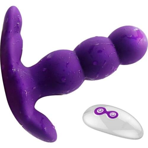 Wireless Remote Control Dildo Vibrator G Spot Clitoris Stimulator Anal Pull Beads Vibrators Anal Massage Adult Product For Woman