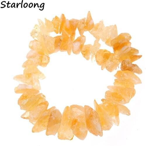 Large Natural Rough Citrines Geode Freeform Nugget Gravel Loose Strand Beads Raw Yellow Crystal Quartz Chips For Jewelry Making