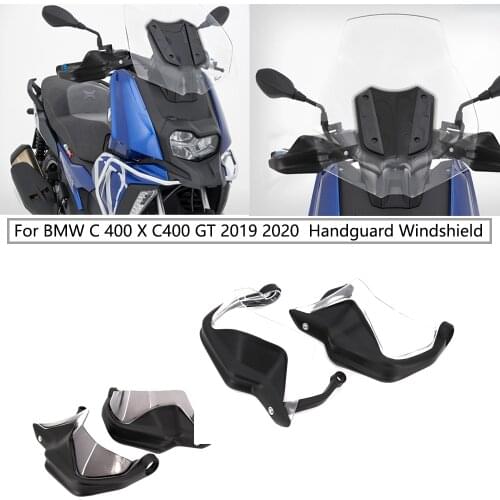 For BMW C 400 X C400 GT C400X C400GT2019 2020 Transparent Motorcycle Handguard Windshield Brake Handguard Extension Kit