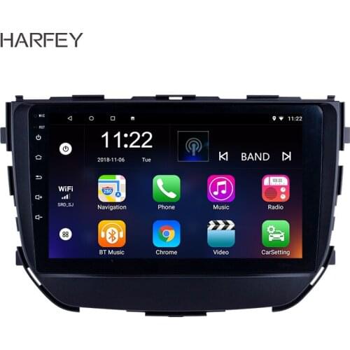 Harfey 8-core 2 Din Android 10.0 For 2016 2017 2018 Suzuki BREZZA 9 Inch Touchscreen WIFI Car GPS Multimedia Navi Stereo Player