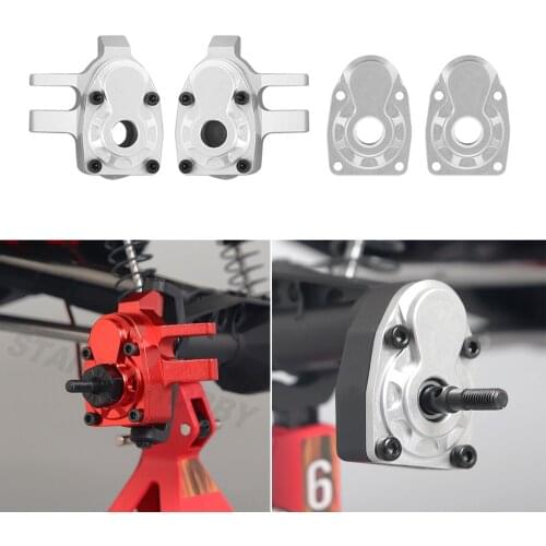 Aluminum Alloy Front Rear Axle Steering Knuckles Housing for 1/10 RC Crawler Axial Capra F9 Portal SCX10 III AXI03007 AR45 Axles