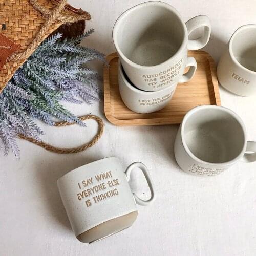 Creative Hand Painted Ceramic Mug Cup for tea Coffee Cups Handgrip teacup Breakfast Milk Cup Kitchen Tableware office mugs gift