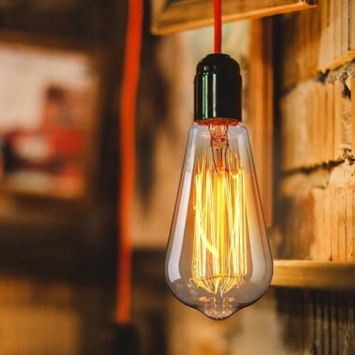 40W E27 Retro Edison Light Bulb Refrigerator Light Classic Nostalgic Bulbs Cooker Tungsten Filament Lamp Home Decoration