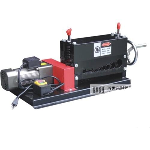 Wire Stripper Porous Peeling Machine Hand Electric Dual-use scrap wire and cable Stripping/skinning machine B801-3