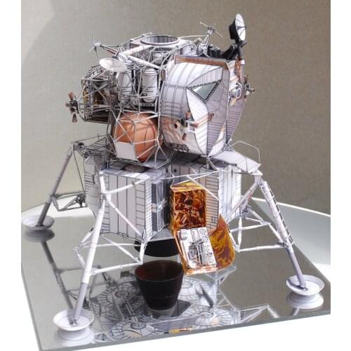 1:48 Scale Apollo13 Mooncraft DIY Handcraft PAPER MODEL KIT Handmade Toy Puzzles
