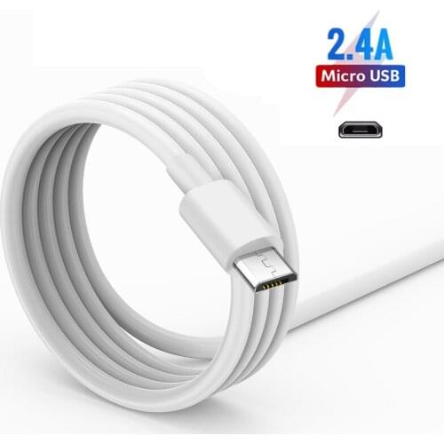 2.4A Micro USB Cable Quickly Charge For Samsung Galaxy A02 A3 J2 J5prime J7 Pro M01 CORE 1M 1.5M 2M 3M Galaxy S7 Edge S6 S5 S4