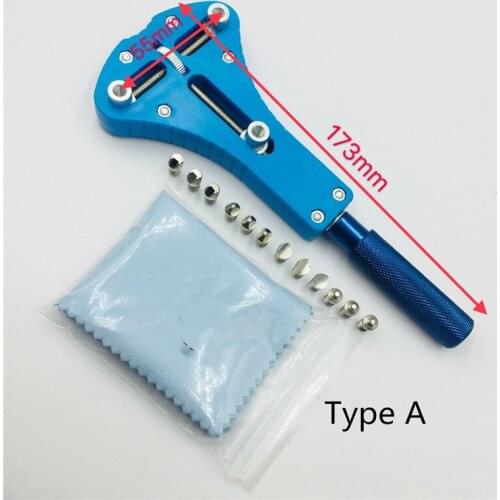 Multi-Function Watch Back Case Opener Screw Wrench Repair Tool Kit Cover Remover