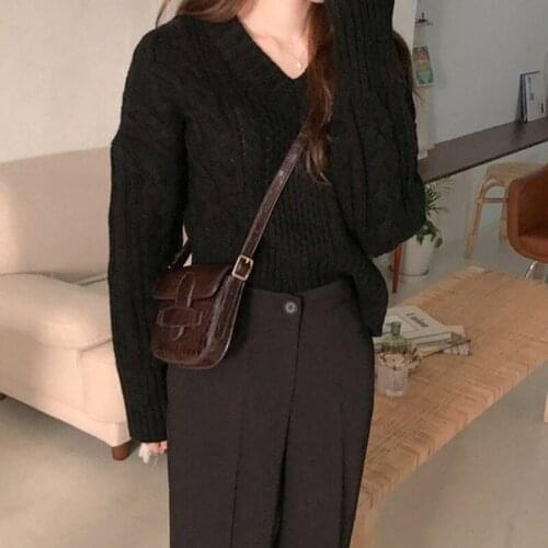 Women Autumn Winter New Korean Version of Thick Loose Pullover Woman Sweaters Harajuku Sweater