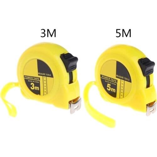 3m 5m Measuring Roulette Tape Stainless Steel Tape Measure Flexible Rule Tapeline Retractable Measuring Tools Portable
