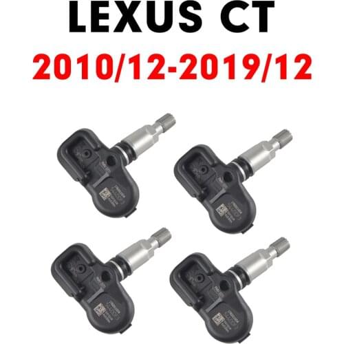 Tire Pressure Sensor Monitoring System For Lexus CT (2010-2019) TPMS 315MHz PMV-107J/C010 4620733011 4260706020