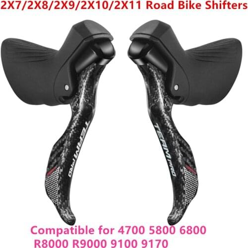 SENSAH Road Bike Shifters 2×8/2×9/2x11 7 2X10 Speed Lever Brake Bicycle Derailleur Groupset Compatible for 5800 6800 R8000 4700