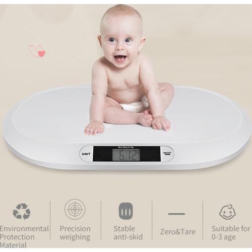 Multi-Function 20Kg Baby Scale Smart High Precision Baby Weight Scale 3 Mode Toddler Scale 44 Pound Capacity for Infants Toddler