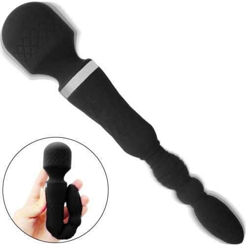 10 Speed Powerful Dildo Vibrator AV Magic Wand G-Spot Massager Clitoris Sex Toys for Women Anal Bead Plug Couple for Adults 18