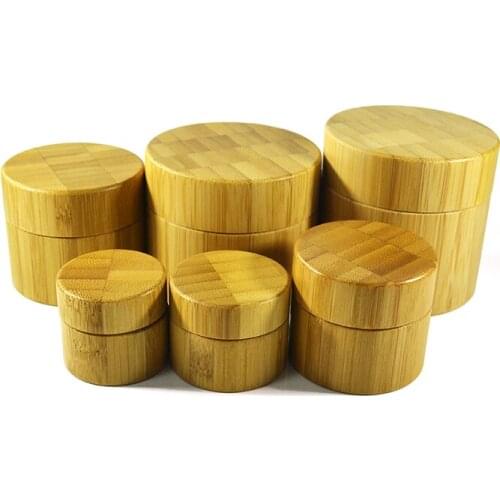 100pcs* cosmetic cream jar Refillable Empty Cream Jar with Glass inner