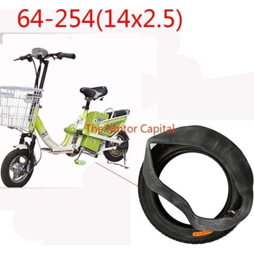 14x2.50 (64-254) Inner Tube Tires for Electric Motorcycle Electric Vehicle E-bike 14*2.50 Wheel Tyre Accessories