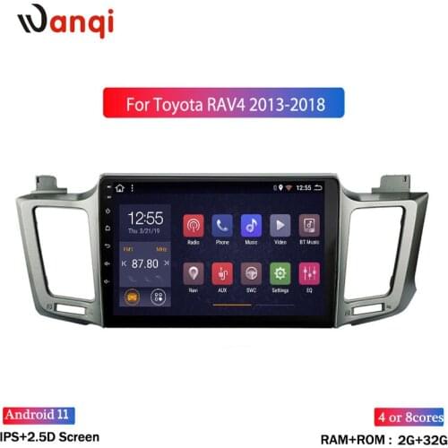 2G RAM 32G ROM 10.1 inch Android 8.1 Auto car dvd multimedia system for Toyota RAV4 2013-2018 gps navigation