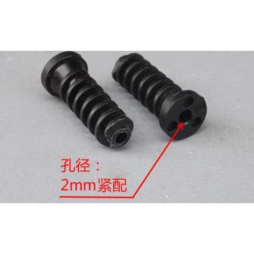 2pcs 16*5mm Worm inner diameter 2mm plastic toy motor worm gear inner 2mm