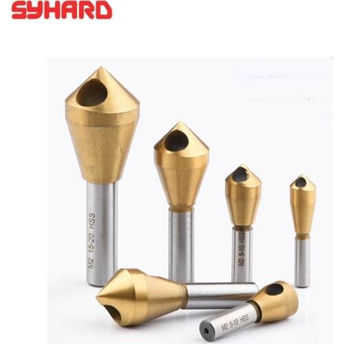2pcs/lot HSS-e Inclined Hole Chamfering Tool 90 Degree Chamfer Counter Bore Burr Removing
