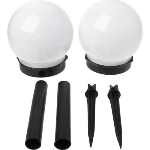 2pcs Outdoor LED Lawn Lamps Waterproof Solar Energy Landscape Lights For Yard Garden Street Lawn Lamps Outdoor Lighting