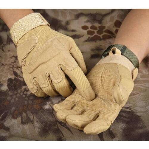2017 NewArmy Combat Training Tactical Gloves Men Military Police Soldier Paintball Outdoor Full Finger Sport Hunt Bicycle Gloves
