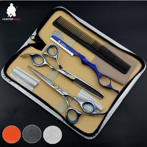 30% Off 5.5inch HT9125 stainless steel scissors for hair barber scissor thinning shear for hairdressing salons haircut DIY tools
