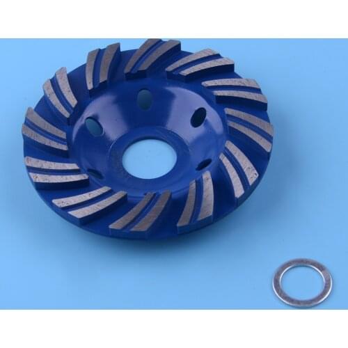 4 Inch Blue Diamond Metal Angle Grinding Chain Wheel Wood Carving Disc Grinder Accessories