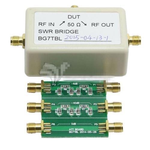 6dB 40dB Attenuator SWR Electronic Bridge 1M-500M Standing Wave Bridge module