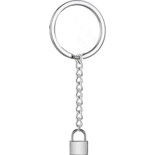 Key Chain Key Ring keychain Silver Long Round Split Keyrings Keychain Jewelry Making Wholesale DIY YSK520