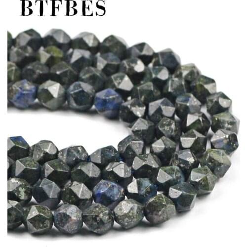 BTFBES 8mm Natural Stone beads Phoenix lapis Spacer loose beads for Jewelry Making DIY Bracelet Necklace Accessories 15'' 44pcs