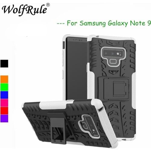 WolfRule For Cases Samsung Galaxy Note 9 Cover Dual Layer Armor Back Case For Samsung Galaxy Note 9 Holder Stand Shells 6.4"