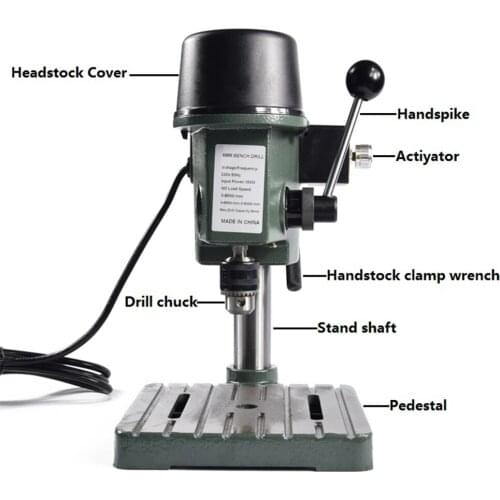 220V Electric Drill Wood Metal Drilling Tools DIY Power Tools Mini Bench Table Drill