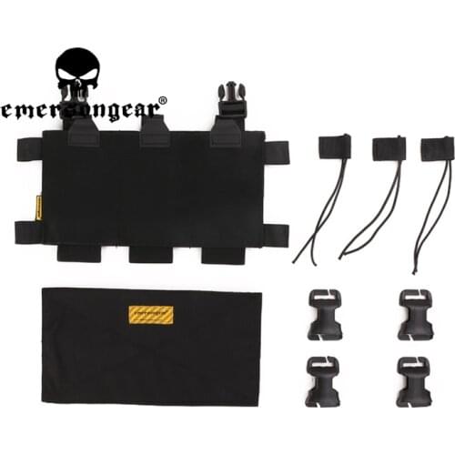 EMERSONGEAR Tactical 556 Triple Magazine Pouch Open Top Elastic Mag Pack Outdoor Sports Hunting For Tactical Vest Accessories