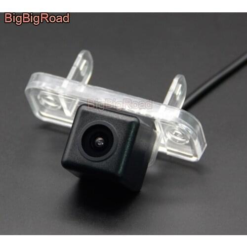 BigBigRoad Car Rear View Camera For Mercedes Benz C Class W203 E Class W211 2001-2008 / CLS Class W219 SLK Class R171 2004-2011