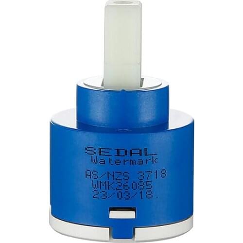 Ceramics Faucet Cartridges 40/35/25mm Cartridge Mixer Low Torque Faucet Accessories Spindle Flat Base Free Rotation